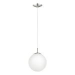 Eglo Pendel Lampe Rondo Stål Sateng Nikkel | Egnet for E27