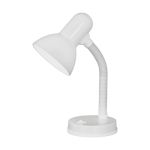 Eglo Bordlampe Basic Stål Hvit | IP20 - Egnet for 1x E27 