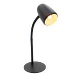 Eglo Bordlampe Carlo Stål Svart | Egnet for 1x E14