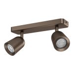 Eglo Tak Spot Camaldoli Stål Messing | Egnet for 2x GU10