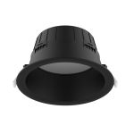 Noxion LED Downlight Hera Dyp Innfelt Svart 21W 2400lm 100D - 827-830-840 CCT | 226mm - Utskjæring 200mm