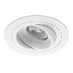 Noxion Innfelt Spot Logic MR16 Vippbar Hvit | Utskjæring 80mm - GU10 sokkel