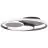 Brilliant Runda Taklampe Metall Silicone Grå 45W 5200lm - 830-865 CCT | 500mm - Fjernkontroll Dimbar