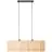 Brilliant Wimea Pendel Lampe Metall Svart Beige | Egnet for 2x E27