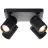 Brilliant Marty Taklampe Aluminium Sandete Svart 20W 1400lm - 830 Varm Hvit | Inkl. 4x GU10