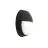Ansell LED vegg - taklampe Helder Rund Øyelokk svart 12W 1058lm - 830-840-865 CCT | 215mm - IP54 