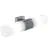 Nordlux Tangens Veggbelysning Glass og Metall Krom | IP44 - Egnet for 2x E14