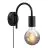 Nordlux Paco Veggbelysning Metall Svart | Egnet for E27