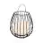 Nordlux Bordlampe Jim To-Go Portable Batteri Metall Svart 3W 300lm - 827 Ekstra Varm Hvit | 3-Trinn Dimbar 