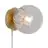 Nordlux Chisell Veggbelysning Metall og Glass Messing | Egnet for E14