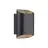 Nordlux Nico 22 Veggbelysning Svart IP54 | Egnet for 4x GU10
