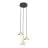 Emibig Pendel Lampe Elit Stål Gull | Egnet for 3x GX53 - Max 10W