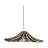 Good&Mojo Pendel Lampe Cuzco Jute Svart/Natural | Egnet for 1x E27 