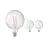 Fordelspakning 3x Calex Smart Tuya Wifi E27 Globe filament 7.5W 1055lm - 818-830 Innstillbar Hvit | dimbar - erstatter 75W 