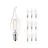 Fordelspakning 10x Philips Corepro LED Mignon E14 Böjd topp filament klar 2W 250lm - 827 ekstra varm hvit | erstatter 25W