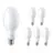 Fordelspakning 6x Philips TrueForce Core LED E27 HPL/SON matt 18W 3000lm 300D - 830 varm hvit | erstatter 80W
