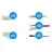 Noxion LED Strip Naga - Koblingsstykke Enkelt Farge 8mm - Liten 15stk
