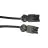 Noxion GST - Kompatibel Forlengelseskabel Svart - Male + Female - 3m - 3 pole 1,5mm2