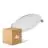 Fordelspakning 4x Ledvance LED downlight Comfort DN105 6W 420lm 120D - 830 varm hvit | 118mm 
