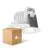 Fordelspakning 4x Ledvance LED spot Adjust Aluminium Hvit 8W 720lm 36D - 940 kald hvit | Utskjæring 68mm - IP20 - beste fargegjengivelse - dimbar
