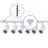 Komplet set 1-Fase Rail 3 Meter Hvit | incl. 6x Spot + GU10 2700K 3W Dimbar + Endestykke, Strömkontakt og I-Koblingsstykke