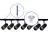 Bright Choice Komplet set 1-Fase Rail 3 Meter Svart | incl. 7x Spot + GU10 2700K 3W Dimbar + Endestykke, Strömkontakt og I-Koblingsstykke
