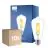 Fordelspakning 10x Philips MASTER Value LED Pære E27 Edison Filament Klar 5.9W 806lm - 922-927 Dim to Warm | Beste Fargegjengivelse - Erstatter 60W