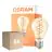 Fordelspakning 6x Osram Vintage 1906 LED Classic Slim E27 Pære Filament Gull 8W 806lm - 922 Ekstra Varm Hvit | Beste Fargegjengivelse - Dimbar - Erstatter 60W