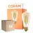 Fordelspakning 4x Osram Vintage 1906 LED E27 Edison Filament Gull 7.2W 806lm - 824 Ekstra Varm Hvit | Erstatter 60W
