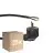 Fordelspakning 25x Noxion Power Strømforsyningskabel Svart - Schuko Europlug + Åpne ender - 3m - 3 pole 0,75mm2