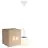 Fordelspakning 6x Nordlux Café Pendel Lampe Glass Hvit | Egnet for E27