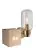 Fordelspakning 6x Nordlux Tutan Veggbelysning Glass Messing | Egnet for E14