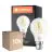 Fordelspakning 10x Ledvance Classic Performance LED Pære B22d Pære filament klar 4W 470lm - 827 ekstra varm hvit | erstatter 40W