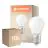 Fordelspakning 10x Ledvance Classic LED E27 Pære Matt 1.8W 250lm - 827 Ekstra Varm Hvit | Dimbar - Erstatter 25W
