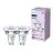 Fordelspakning 2x Philips LED Spot GU10 PAR16 5W 390lm 36D - 840 Kald Hvit