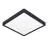 Eglo Taklampe Fueva 6 Plast Svart 13W 2100lm - 827-840-865 CCT