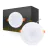 Bright Choice LED Downlight 18W 1620lm 120D - 840 Kald Hvit | Utskjæring 175mm - Erstatter 2x18W