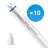 Fordelspakning 10x Philips LED Lysrør T8 MASTER (EM/Mains) High Output 8W 1050lm - 840 kald hvit | 60cm - erstatter 18W
