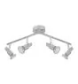 Ledvance LED spot GU10 Aluminium 4x 3W - 827 ekstra varm hvit 