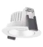 Ledvance LED spot Adjust Aluminium Hvit 8W 640lm 36D - 927 ekstra varm hvit | Utskjæring 68mm - IP20 - beste fargegjengivelse - dimbar