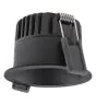 Ledvance LED spot Mørklight Aluminium svart 8W 680lm 36D - 930 varm hvit | Utskjæring 68mm - IP44 - beste fargegjengivelse - dimbar