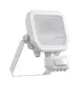 Ledvance LED Flomlys Aluminium Hvit 8W 1100lm 100D - 830 Varm Hvit | IP65 - Bevegelses- Og Lyssensor - Symmetrisk