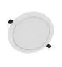 Ledvance Downlight Slim Alu Hvit 19W 1900lm 90D - 830 Varm Hvit | Utskjæring 205mm - IP44 