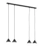 Emibig Pendel Lampe Elit Stål Svart | Egnet for 4x GX53 - Max 12W