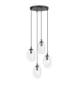 Emibig Pendel Lampe Astral Stål Svart | Egnet for 4x E14 - Max 10W
