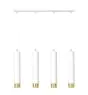 Emibig Pendel Lampe Kibo Stål Hvit | Egnet for 4x GU10 - Max 10W