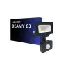 Noxion LED Flomlys Beamy G3.1 Svart 10W 1100lm 100D - 830 Varm Hvit | IP44 - Bevegelses- og Lyssensor - Symmetrisk 