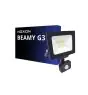 Noxion LED Flomlys Beamy G3.1 Svart 30W 3300lm 110D - 830 Varm Hvit | IP44 - Bevegelses- og Lyssensor - Symmetrisk 