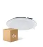 Fordelspakning 6x Fordelspakning 6x LED Downlight Pan 24W 1920lm 830 Varm Hvit | 225mm - Utskjæring 195mm