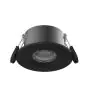Noxion LED Spot Ares Firerated 6W 540lm 927- 940 3CCT- Fast Svart| Utskjæring 68mm